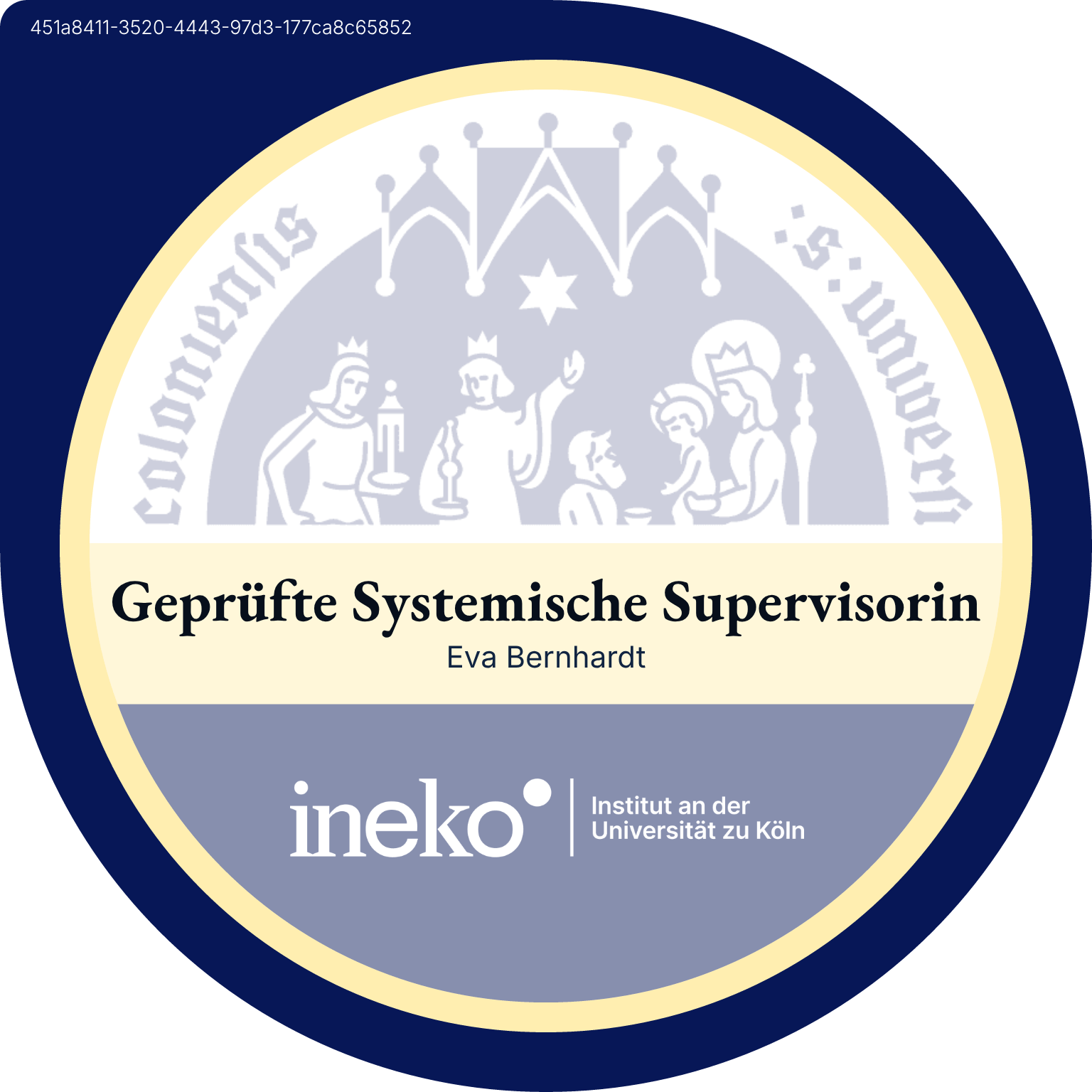 Online-Badge systemische Supervisorin